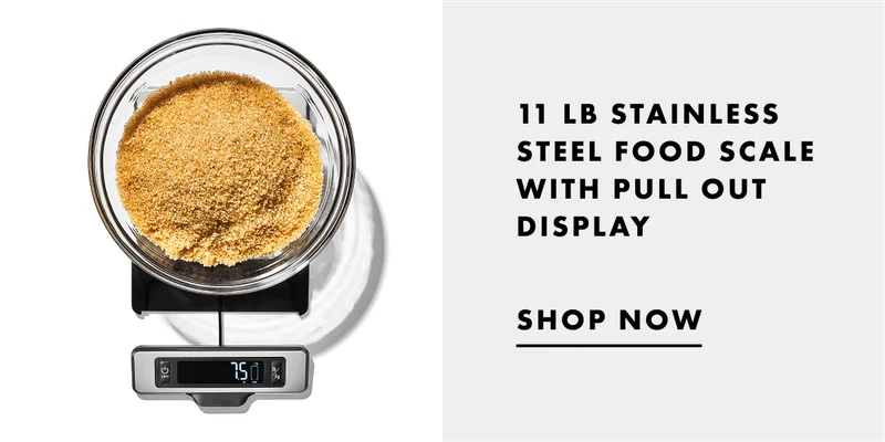 11 LB Stainless Steel Food Scale with Pull Out Display. SHOP NOW.