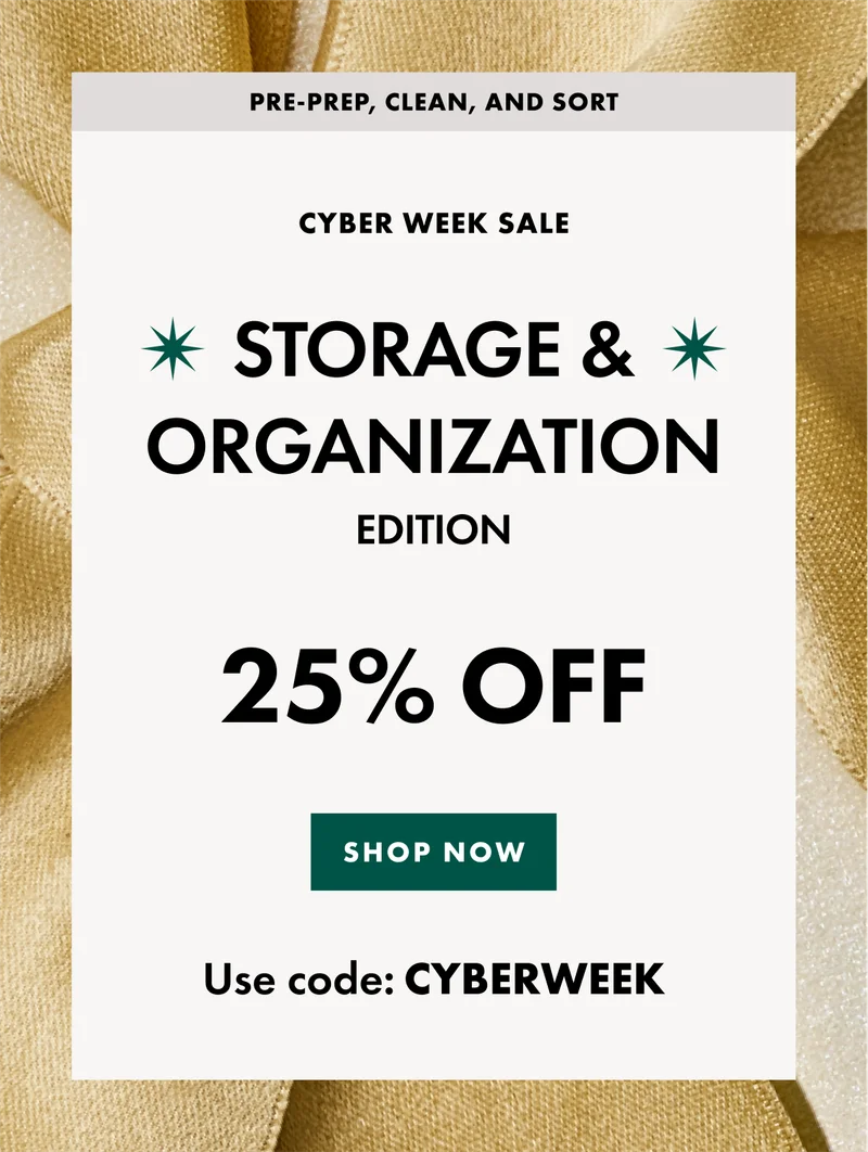 Storage and organization edit