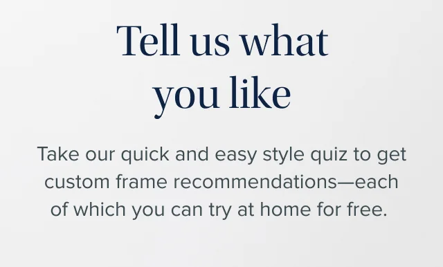 Take our quick and easy style quiz
