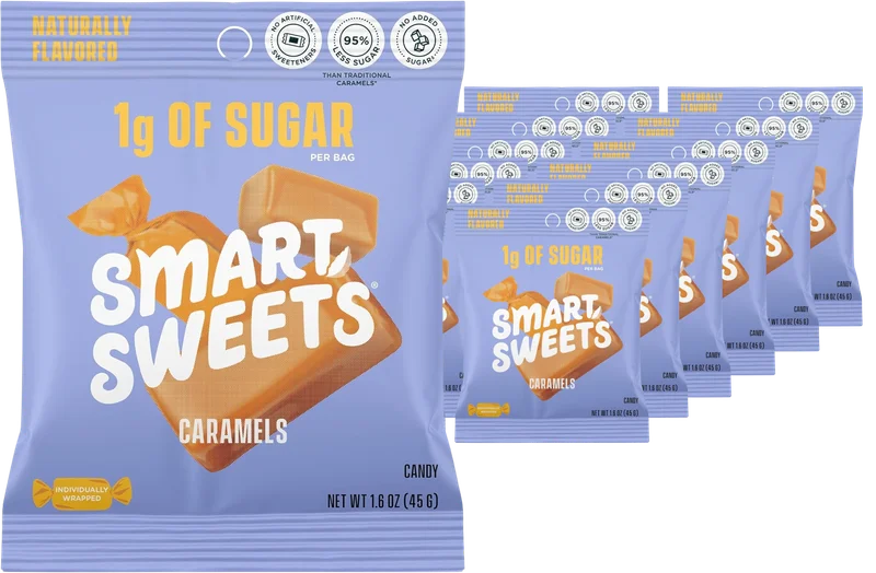 Image of SmartSweets Caramels Candy (12 Pack)