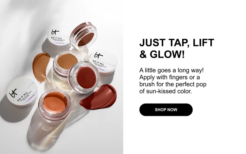 JUST TAP, LIFT & GLOW!