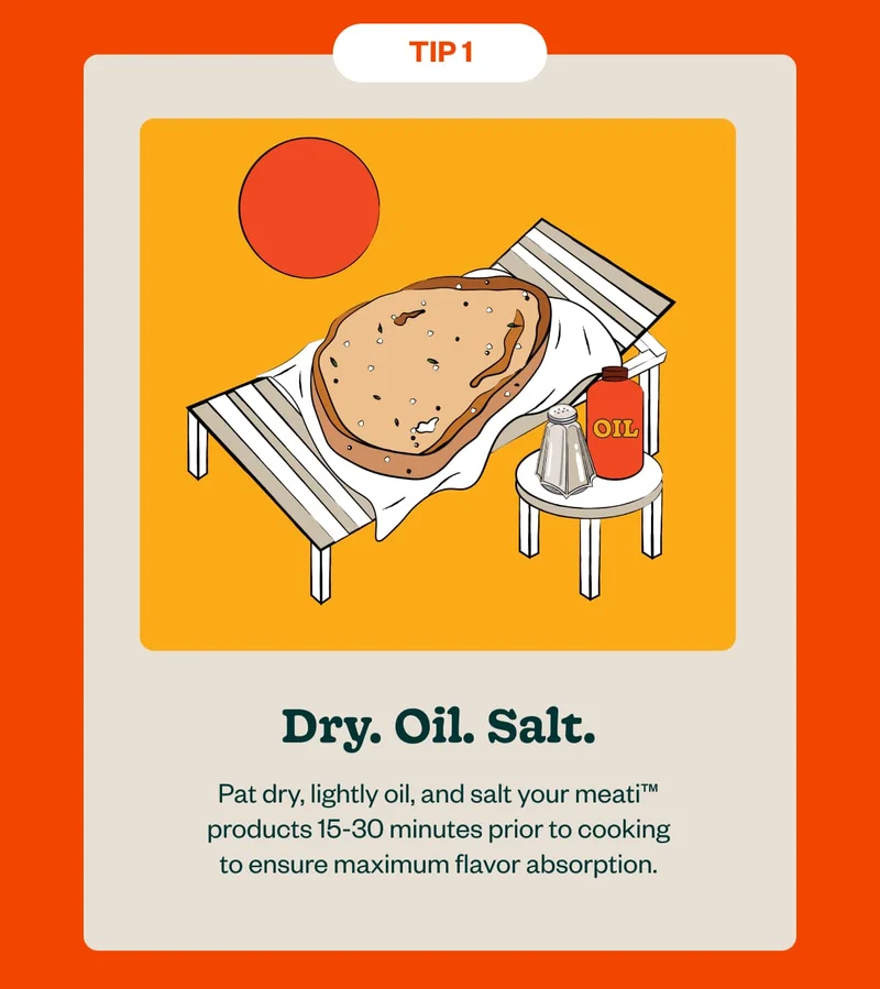 Dry. Oil. Salt