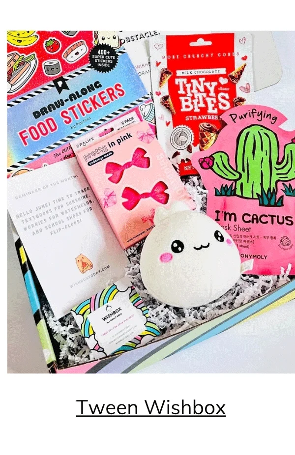 WISHBOX Monthly Boxes for Tween Girls