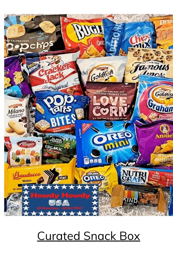 Just The Snacks! Box Howdy Howdy USA