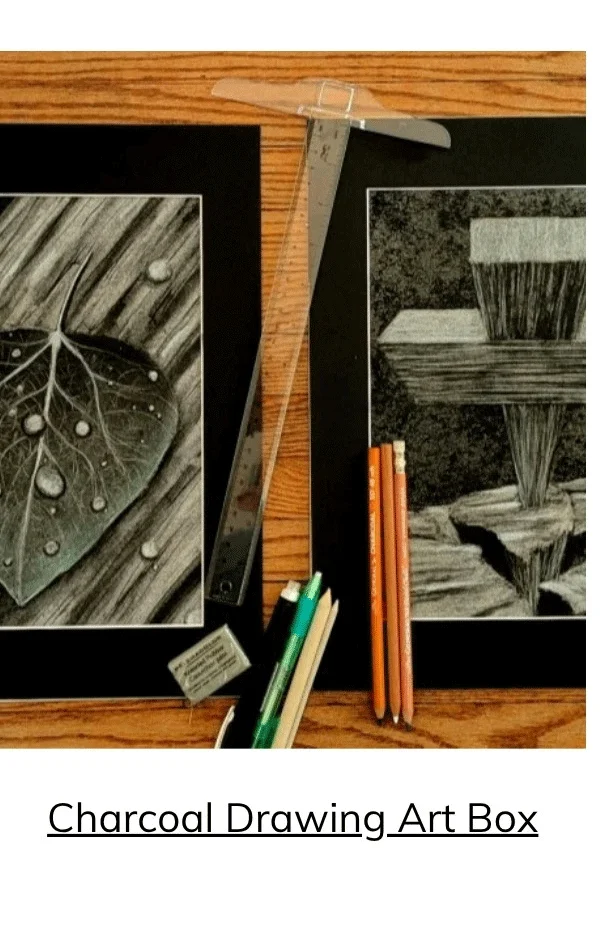 Charcoal Expressions Drawing Art Box
