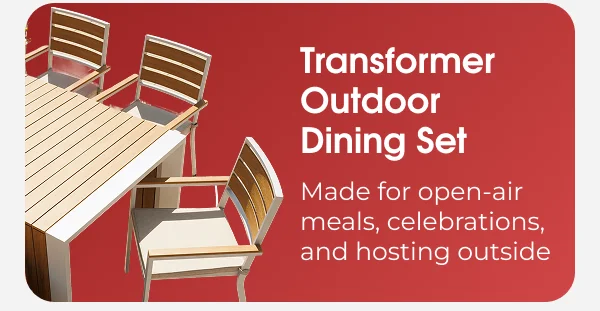Transformer Outdoor Dining Set