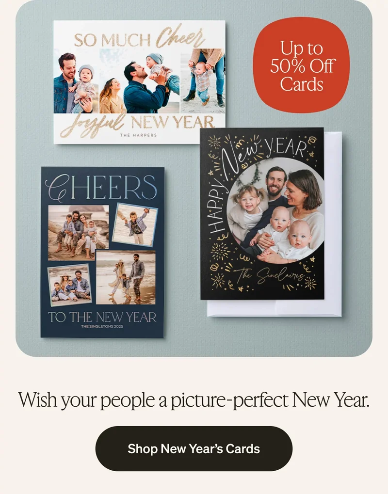 Last Day: 20 Freebies, Choose 5, 50% Off Almost Everything, Buy2, Get 1 Free Wall Calendars, Free Shipping on Cards