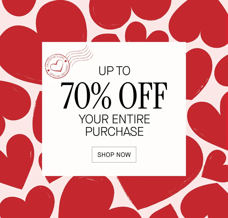 UP TO 70% OFF