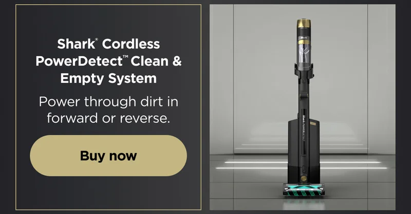 Shark® Cordless PowerDetect™ Clean & Empty System-- Power through dirt in forward or reverse.