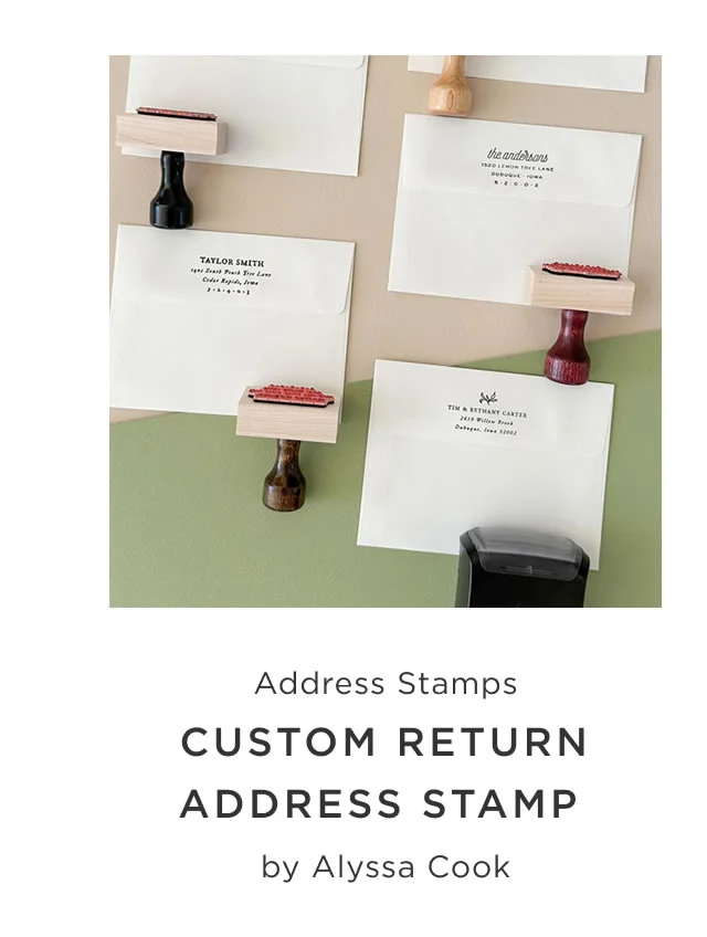 Custom Return Address Stamp