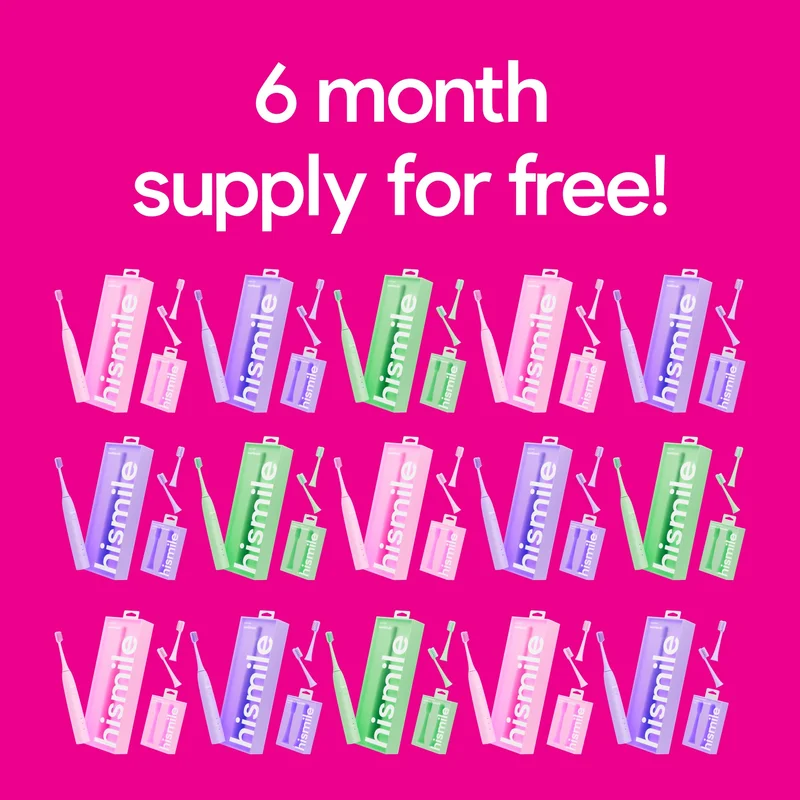 6 month supply for free!