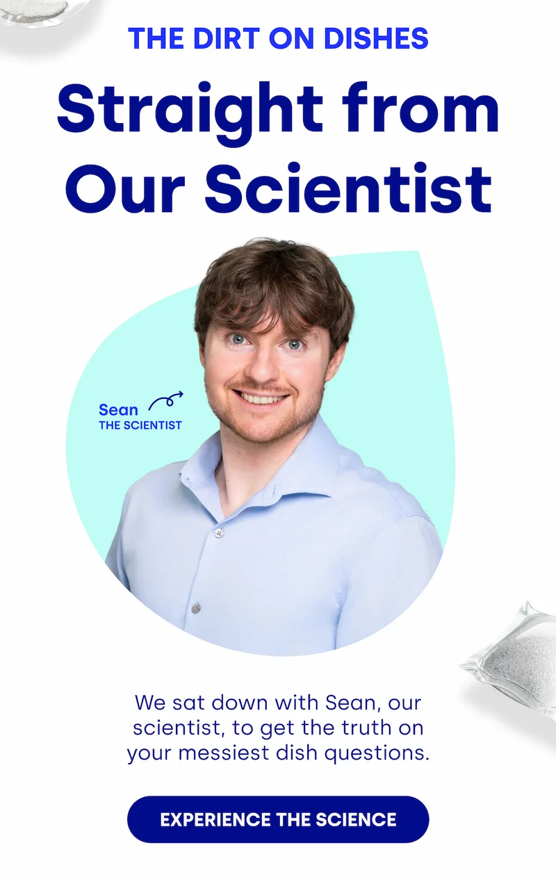 The Dirt on Dishes Straight from Our Scientist | We sat down with Sean, our scientist, to get the truth on your messiest dish questions. [EXPERIENCE THE SCIENCE]