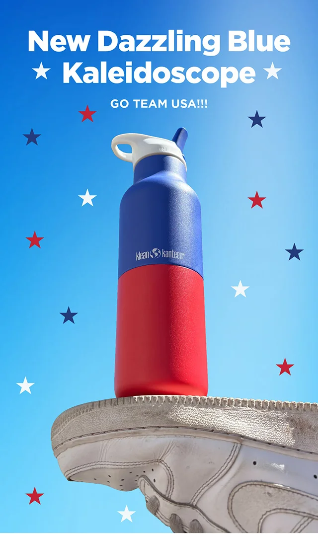 New Dazzling Blue Kaleidoscope bottle