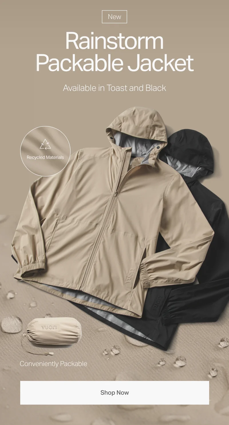 Rainstorm Packable Jacket