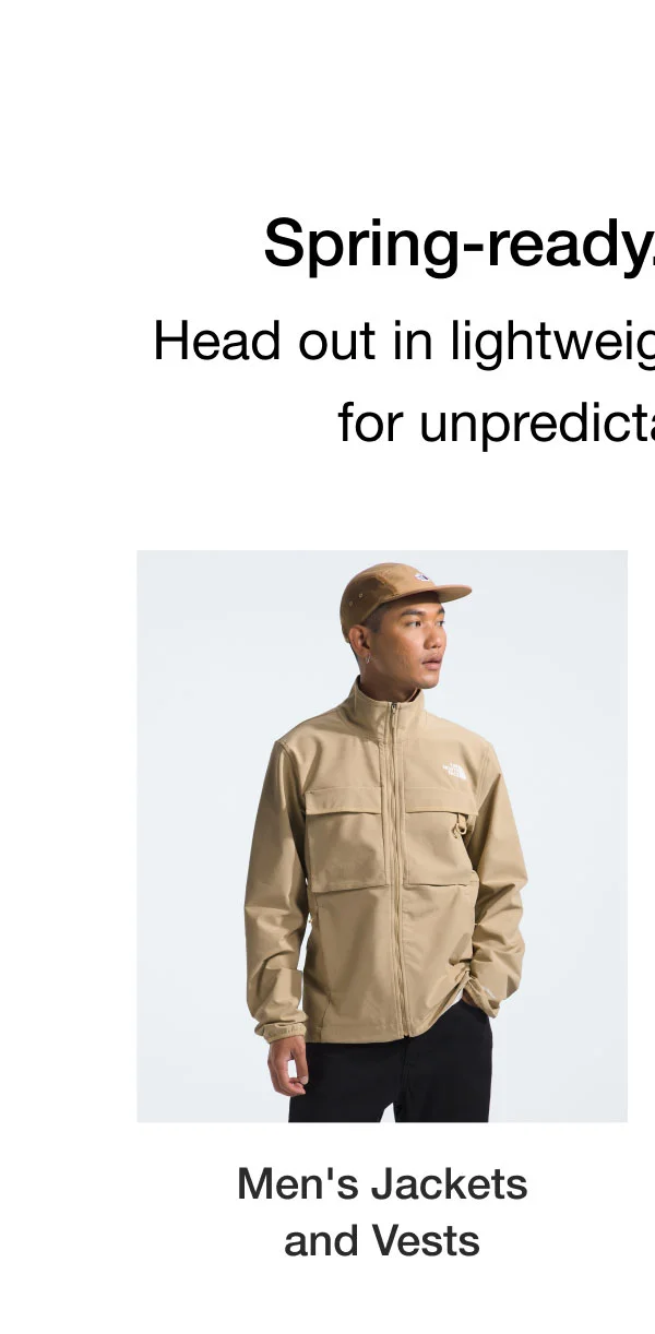 Men's Jackets and Vests