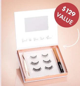 Image of MoxieLash Wedding Kit with lashes, $129 value