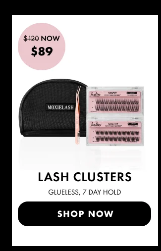 Image of Lash Clusters set, glueless with 7-day hold, discounted from $120 to $89