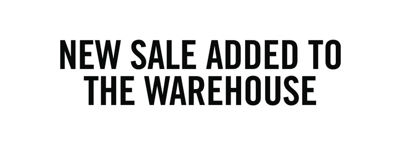 New Sale Added to The Warehouse