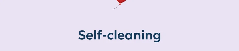 Self-cleaning