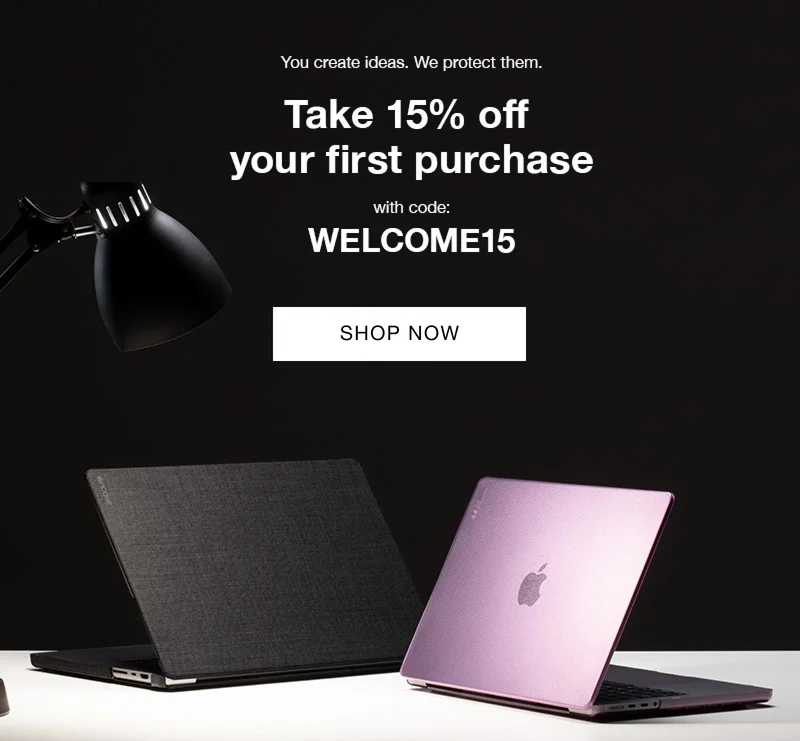 Take 15% off your first purchase with code welcome15