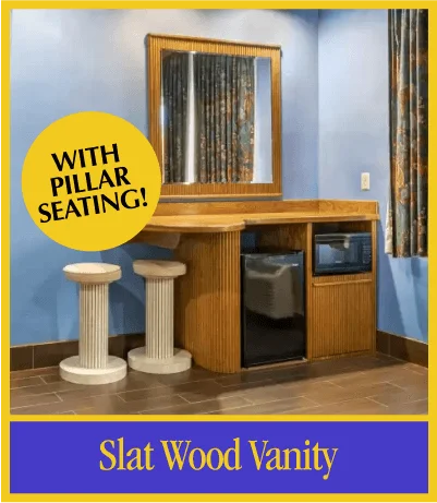 Slat Wood Vanity