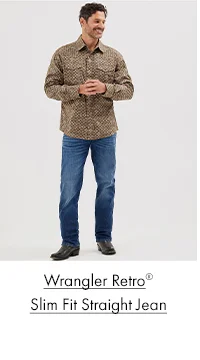 Wrangler Retro Slim Fit Straight Jean