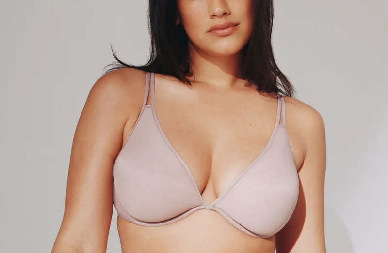 ThirdLove Bare Mesh Plunge Bra