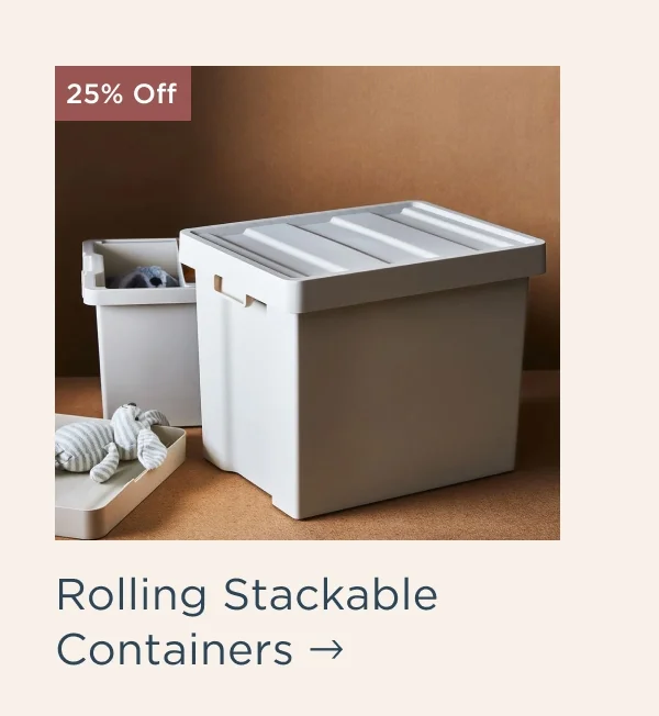 Rolling Stackable Containers