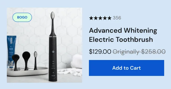 Advanced Whitening Electric Toothbrush [ADD TO CART]