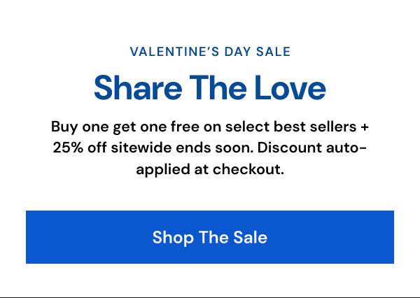 Buy one get one free on select best sellers + 25% off sitewide ends soon. Code: LOVESNOW