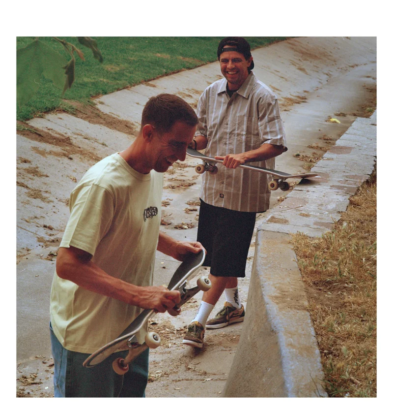 Two Dickies Skateboarders. Shop the Dickies Skate Collection.