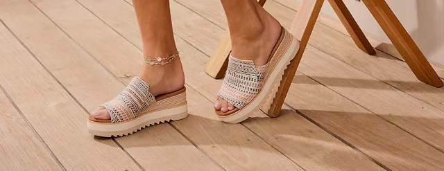 Diana Mule Wedge Sandal