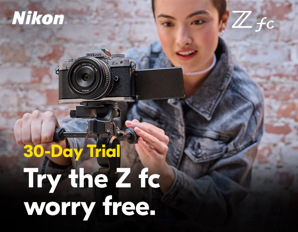 Nikon | 30-Day Trial | Try the Z fc worry free.