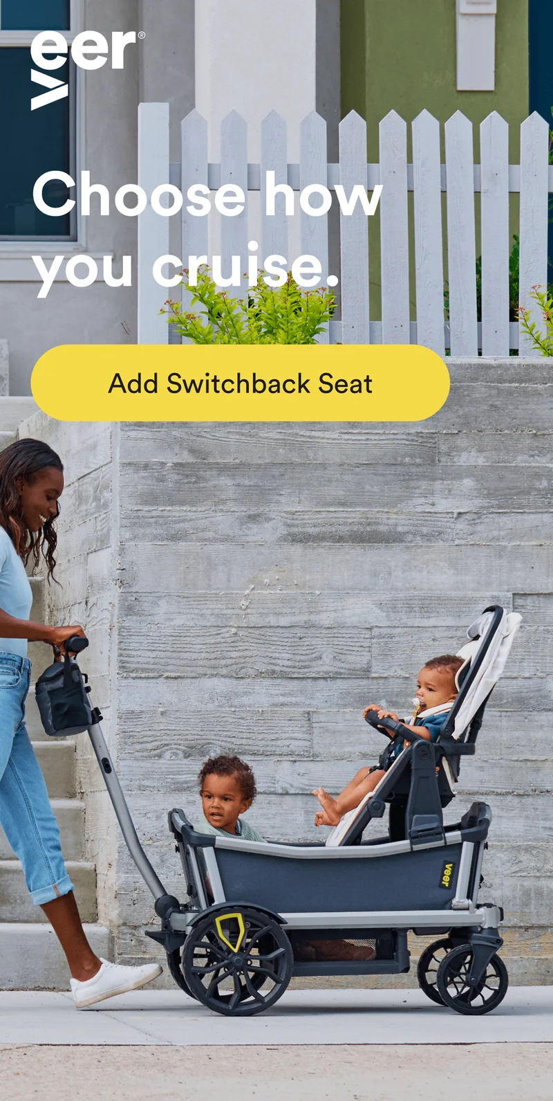 choose how you cruise. - add switchback seat