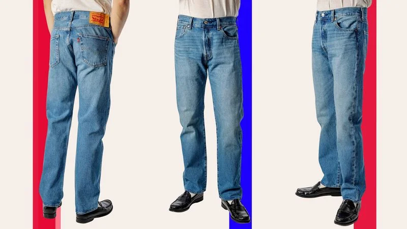 GQ associate commerce editor Tyler Chin wearing the Levi's 501.
