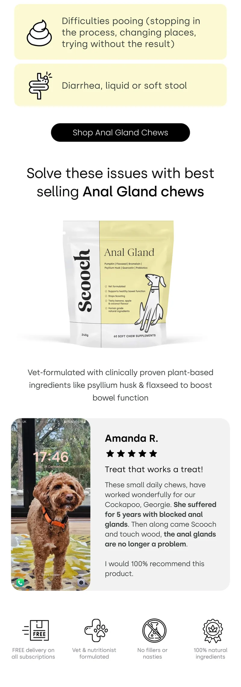 Solve these issues with best selling Anal Gland chews - Shop Anal Gland chews