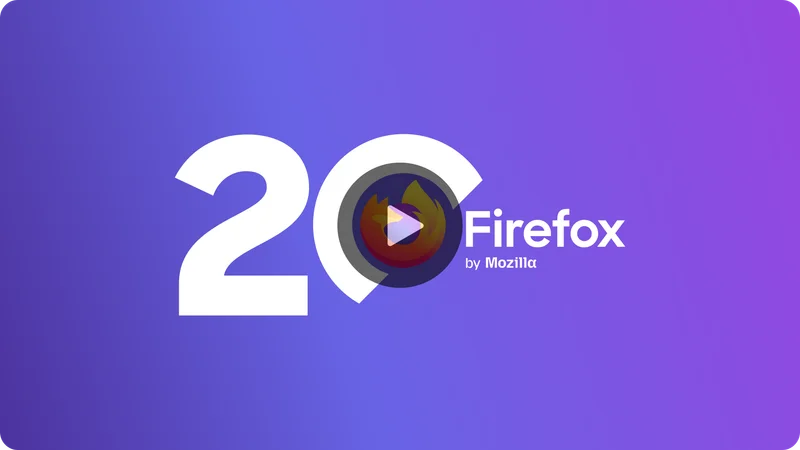 20th anniversary of Firefox by Mozilla