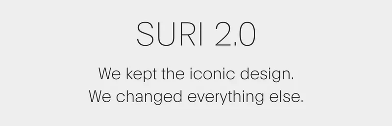 We kept the iconic design. We changed everything else.