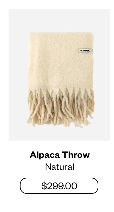 Alpaca Throw - Natural