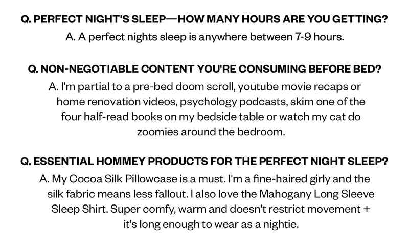 Perfect night's sleep—how many hours are you getting? A perfect nights sleep is anywhere between 7-9 hours.