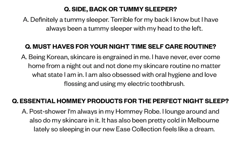Side, back or tummy sleeper? Definitely a tummy sleeper. Terrible for my back I know but I have always been a tummy sleeper with my head to the left.