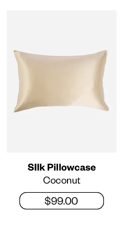 Silk Pillowcase - Coconut