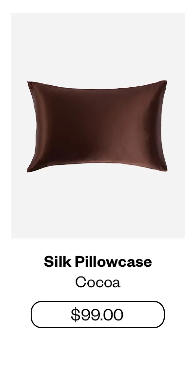 Silk Pillowcase - Cocoa