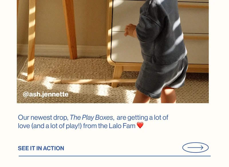 Our newest drop, The Play Boxes,  are getting a lot of love (and a lot of play!) from the Lalo Fam ❤️ SEE IT IN ACTION