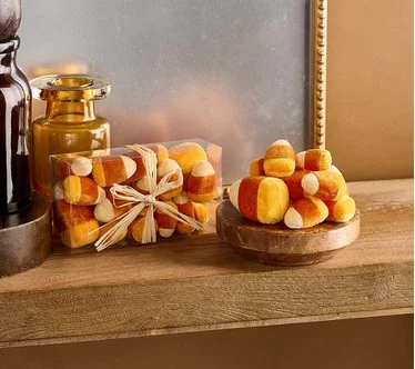46-Piece Velvet Candy Corn Scatter by Valerie