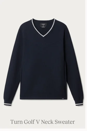 Turn Golf V-Neck Sweater
