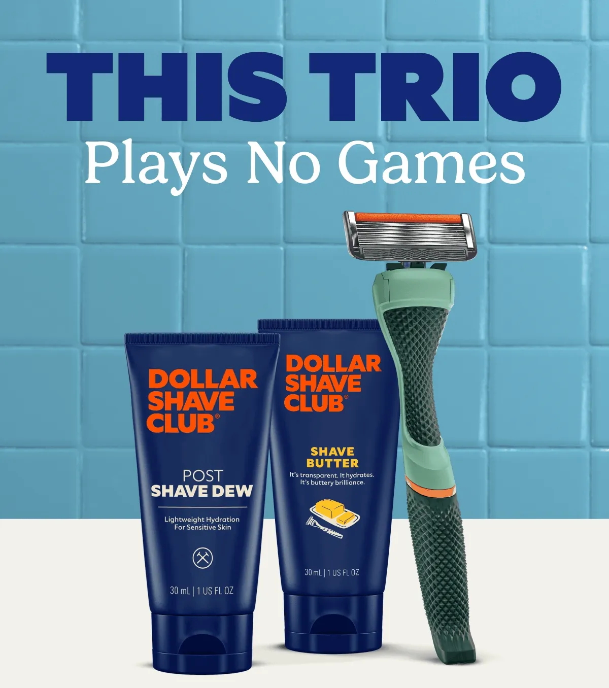 THIS TRIO Plays No Games