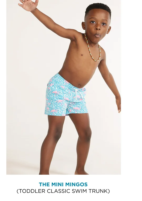 Toddler Classic Swim Trunk: The Mini Mingos