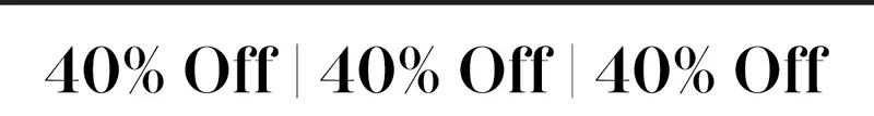 40% Off