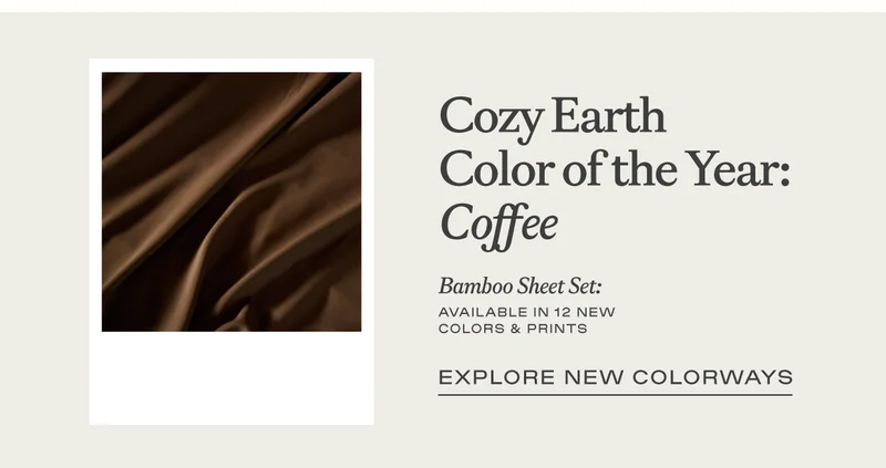 Cozy Earth Color Of The Year: Coffee - Shop Now